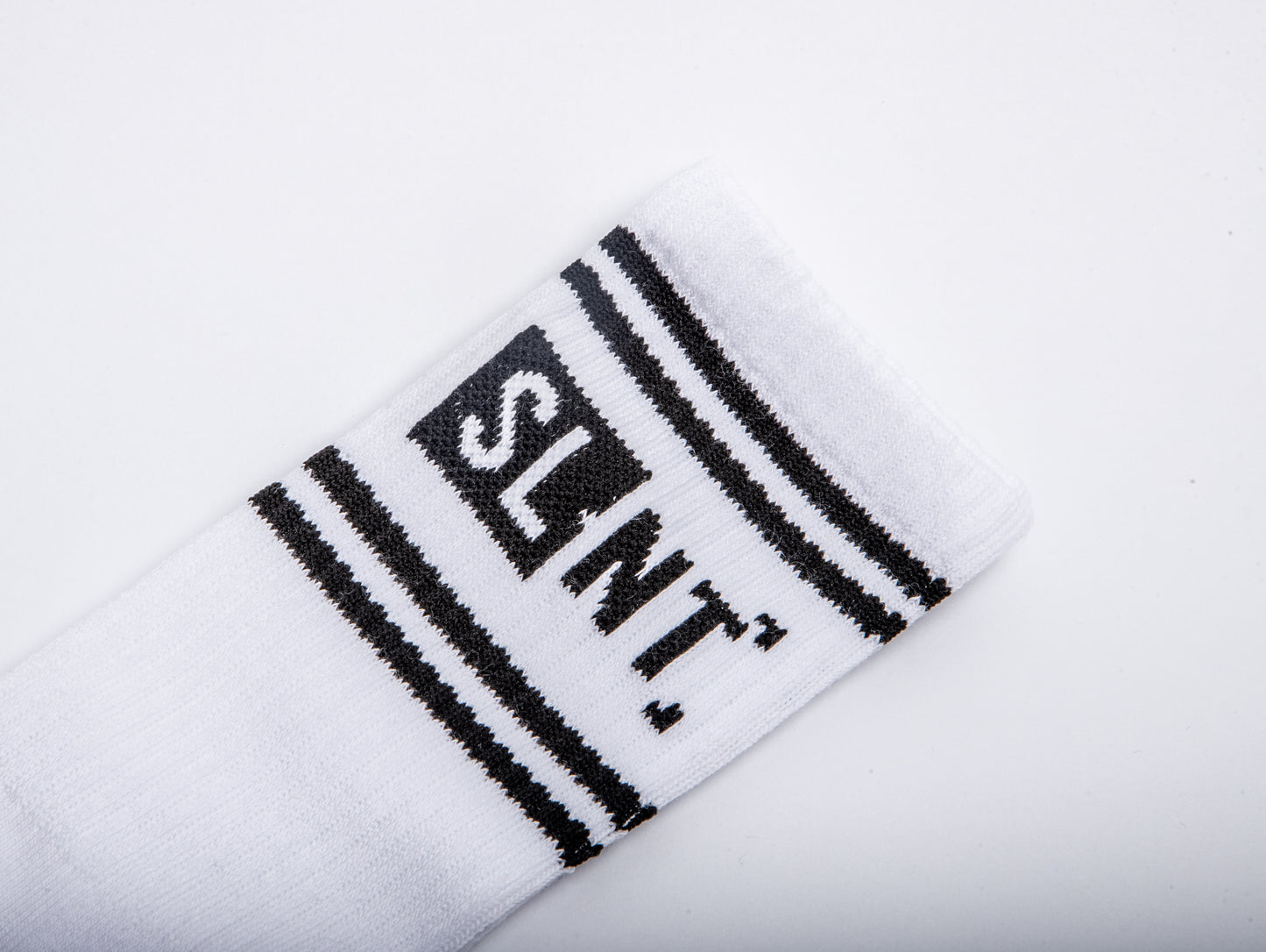 SLNT Logo Sock White