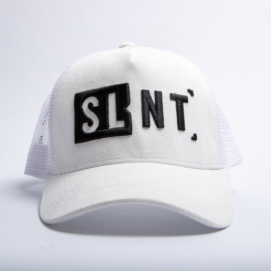 SLNT Logo Cap White